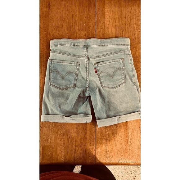 LEVIS GIRLFRIEND JEAN SHORTS GIRLS YOUTH SIZE 12 - Picture 5 of 8